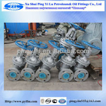 Carbon steel russian standard flanged gate valve dimensions